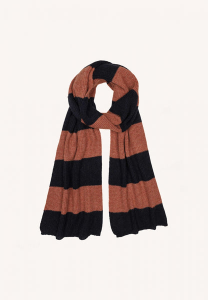 lilly striped scarf | copper